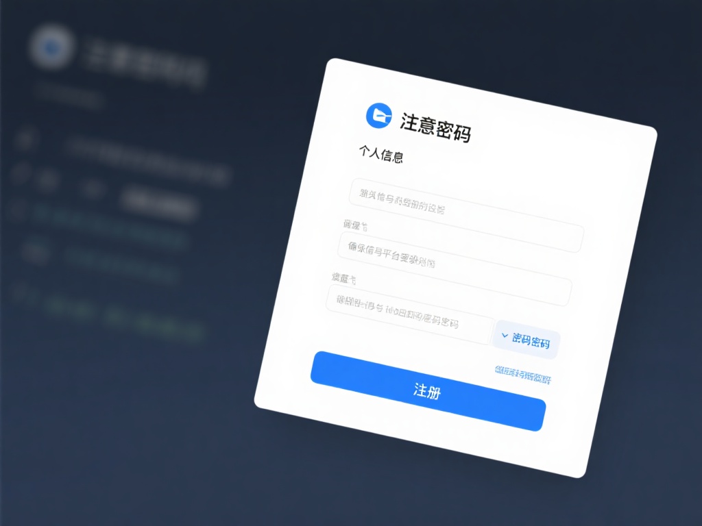 如何轻松完成NG28在线注册流程教程 填写注册信息:在填写个人信息时,尤其注意密码部分的