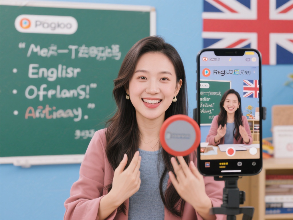 举例来说，一位广受欢迎的英语教学主播，通过将学习语